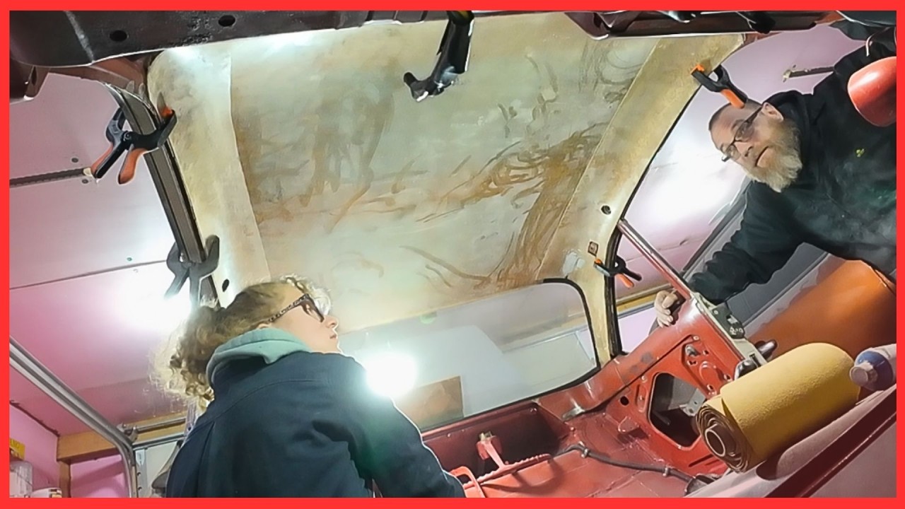 How to make a modern headliner base for a classic car┃ Episode 109