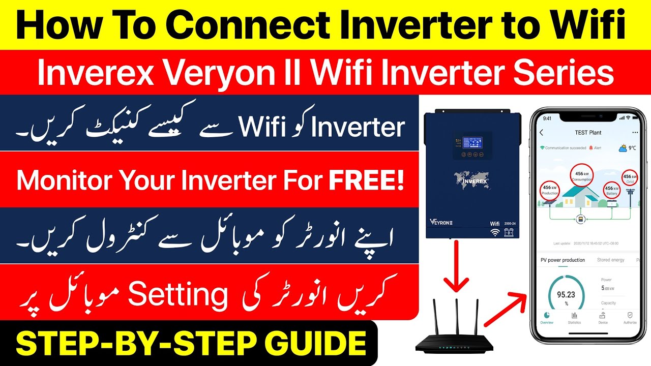 how to connect Inverex Veyron Wifi Inverter to Mobile App | Monitor Inverter On Mobile | i.solar App