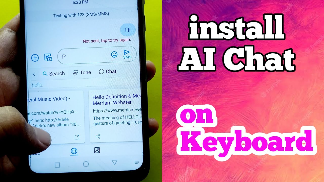 Install AI Chat on Keyboard of your Android Phone