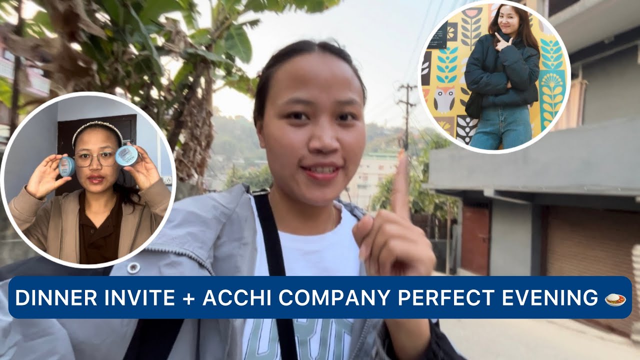 Dinner invite + Acchi company Perfect Evening 🍛😍