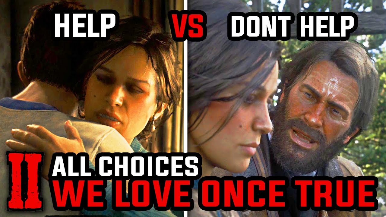 Help vs Don't Help Mary (All Choices in We Loved Once and True) - Red Dead Redemption 2