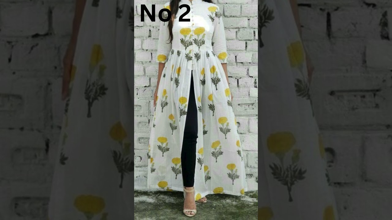 New Front Open Long Frock Design 2025