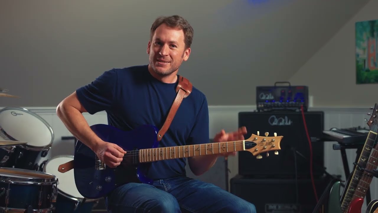 4 Part Funky Country Loop In A | Guitar Lesson