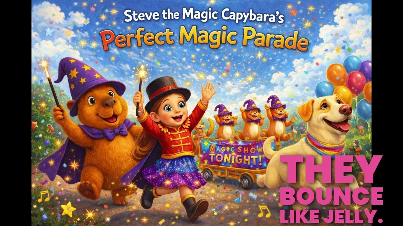 Steve the Magic Capybara’s Perfect Magic Parade