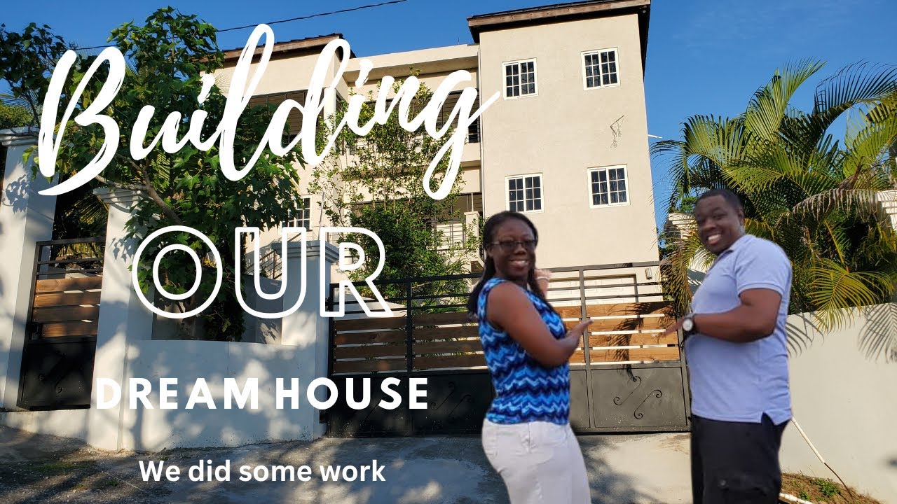 We did some work on our dream house || Building in Jamaica