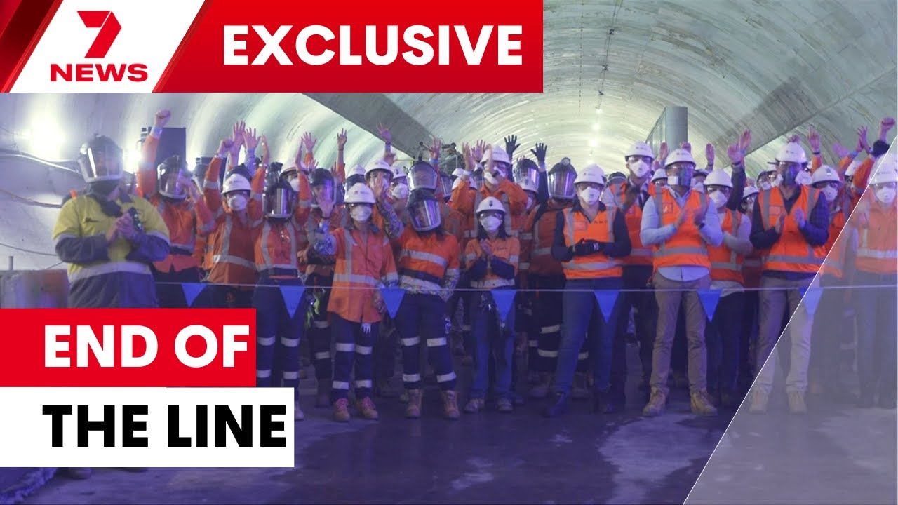 Tunnel borers reach the end of Sydney’s Metro West line | 7NEWS
