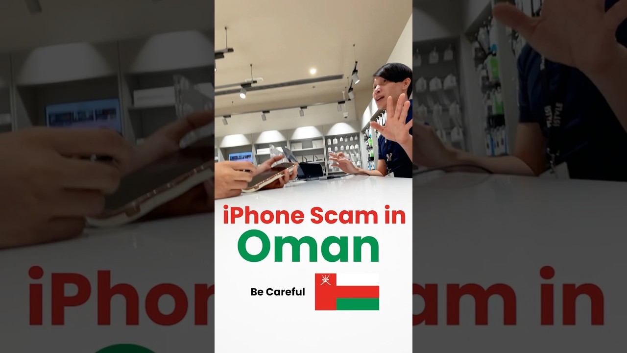 Be Careful Buying #iphone  in #oman ! #scam #vlog  #travel #travelvlog #indian #shorts #shortvideo