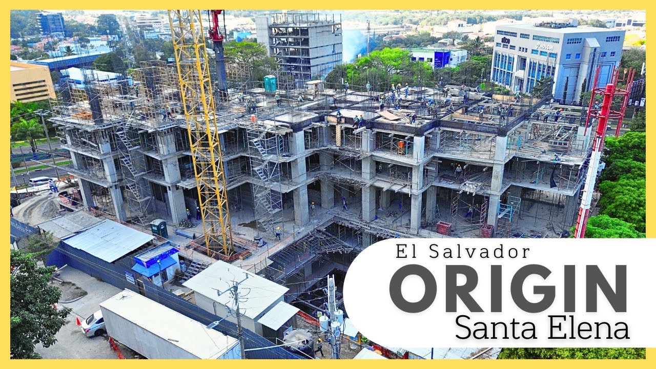 🏗️ Este es el PRIMER edificio de apartamentos en SANTA ELENA - ORIGIN - EL SALVADOR 2025 🇸🇻