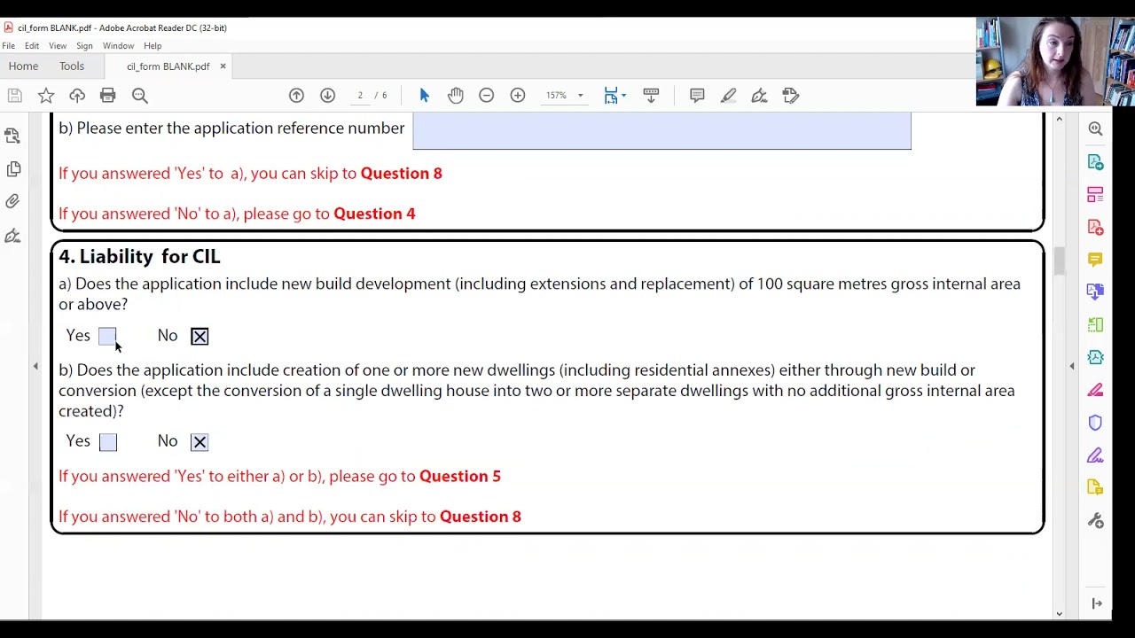 How to complete the CIL form