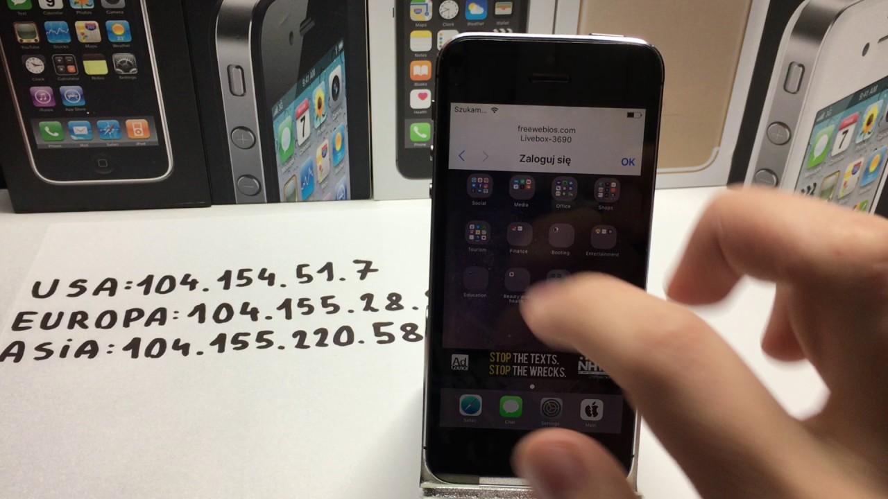 Jak korzystać z telefonu gdy posiada aktywną blokadę iCloud #03 (Bypass) 2016/2017