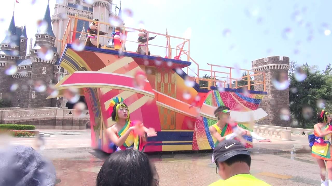 彩涼華舞 Bブロック Disney Natsu Matsuri at Tokyo Disneyland