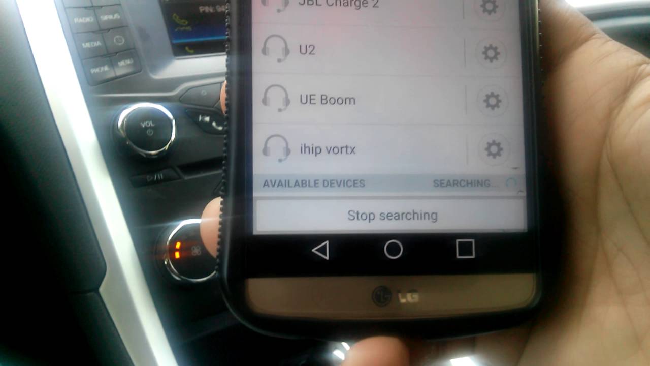 2016 Ford Fusion: How to connect a Bluetooth device to Ford's Sync System