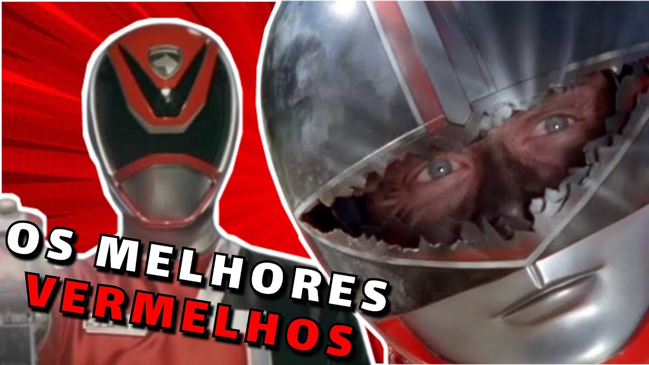 Os MELHORES Rangers Vermelhos de Power Rangers! - PARTE 1