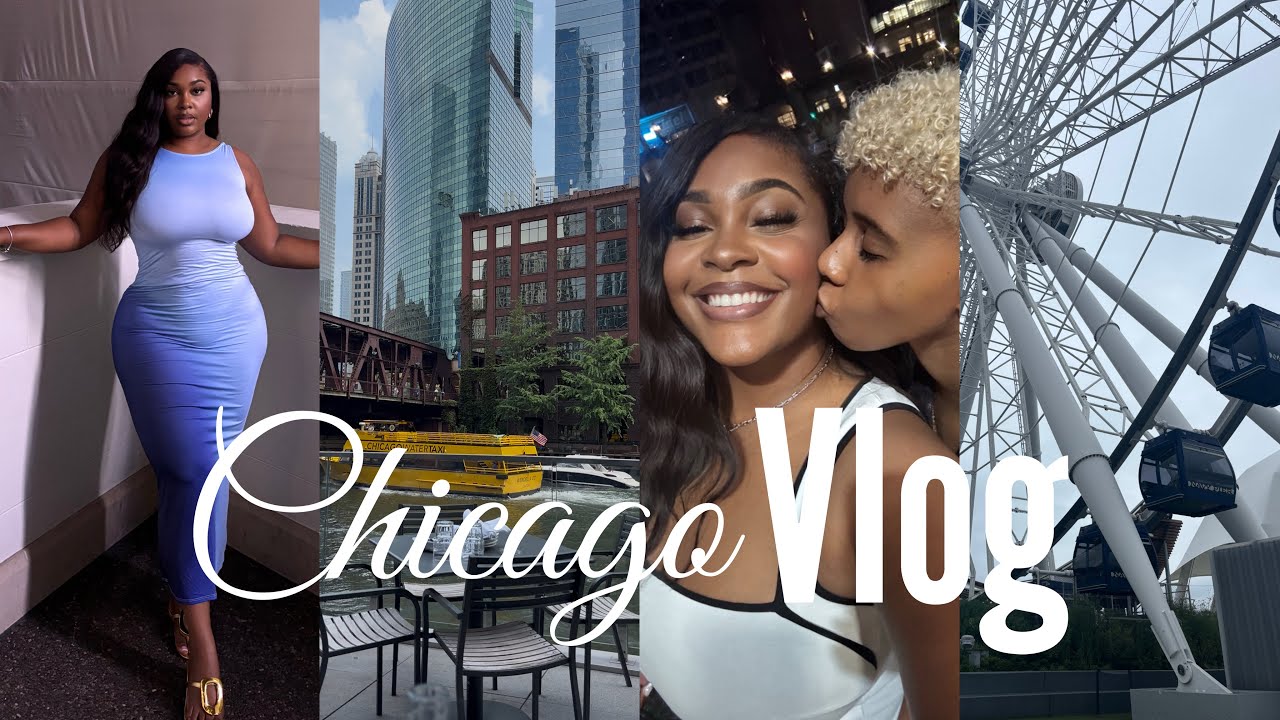 VLOG: Chicago Trip| River Boat RIde| Trying amazing food #wlw #chicago #lgbt 