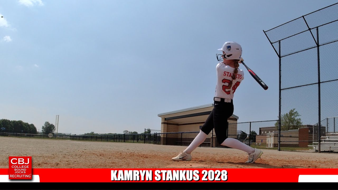 Kamryn Stankus 2028 Outfielder/3rd Base Softball Skills Video