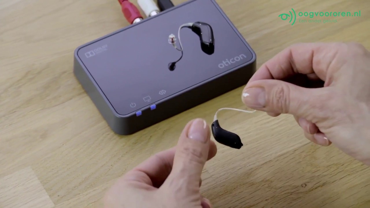 Oticon TV adapter koppelen met hoortoestellen | OogvoorOren.nl