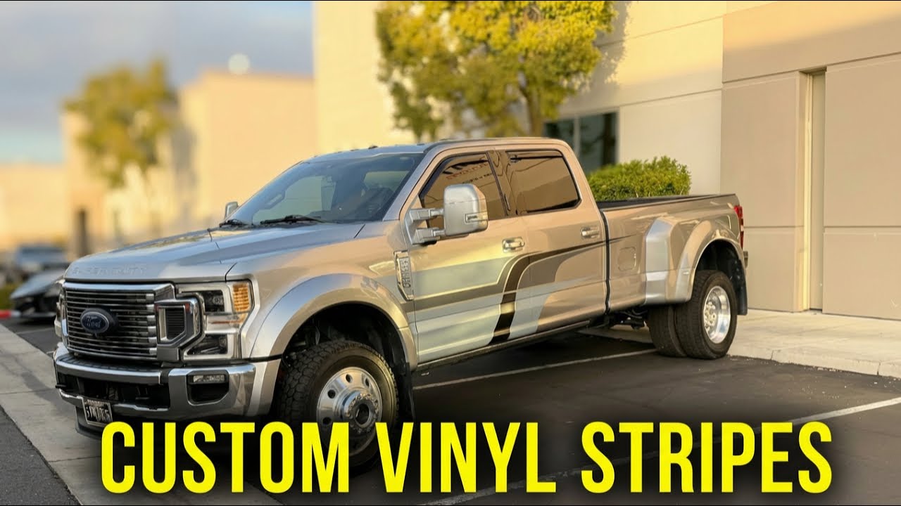 F450 GETS CUSTOM VINYL STRIPES!