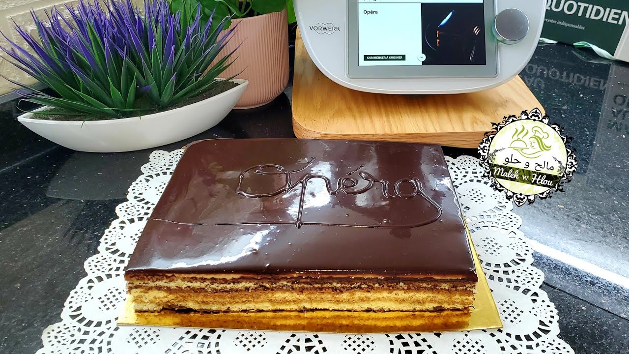 Gâteau Opéra au Thermomix.... حلوى الاوبيرا بالتيرمومكس من ألذ وأسهل مايكون