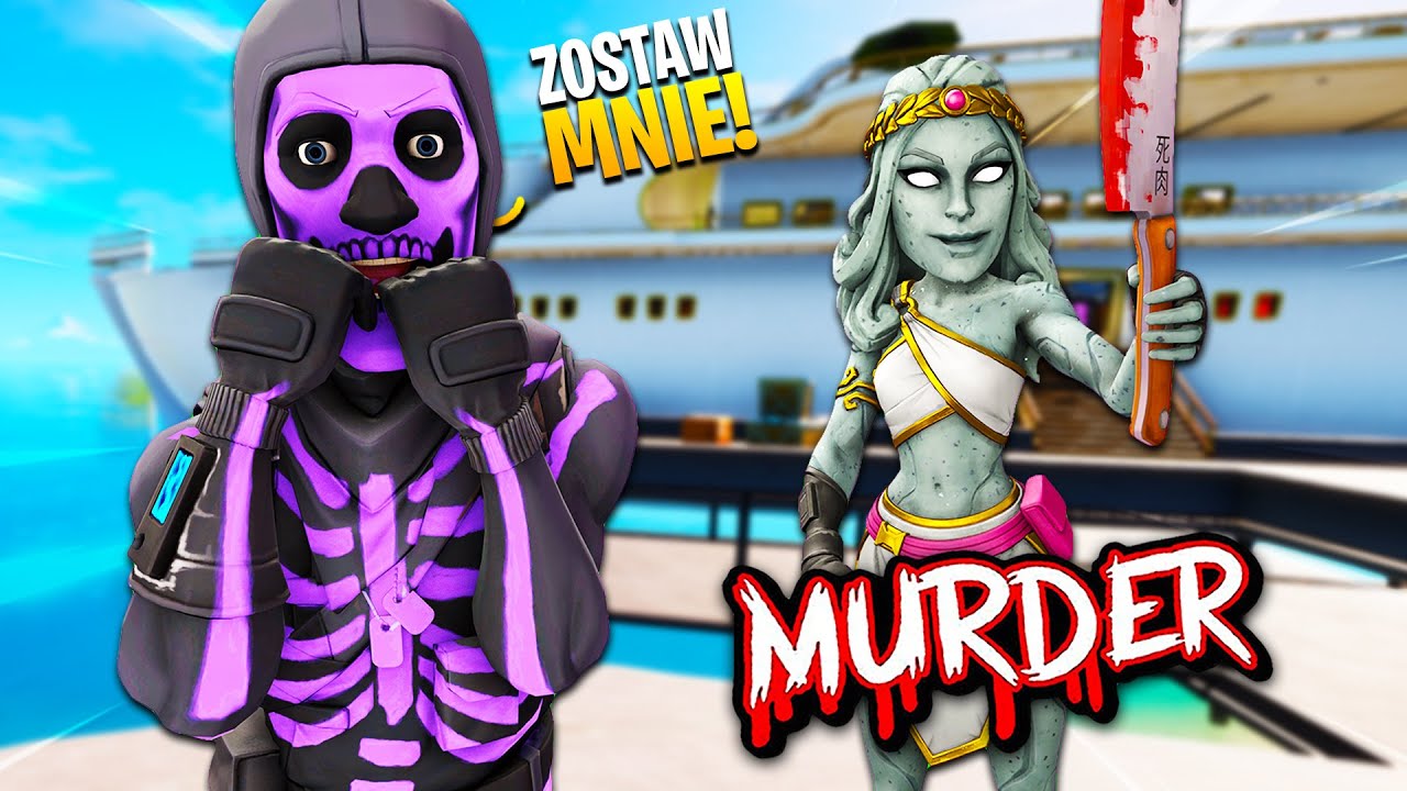 TAJEMNICZY MORDERCA na DROGIM JACHCIE w Fortnite ... (mega SZOK!)