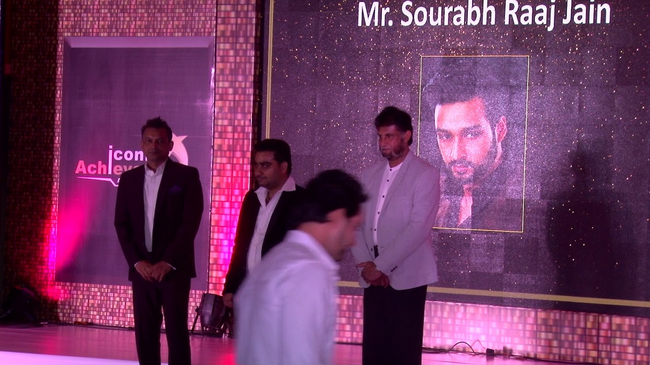 Iconic Achievers Awards 2018 @ Mumbai (Mr. Sourabh Raaj Jain)