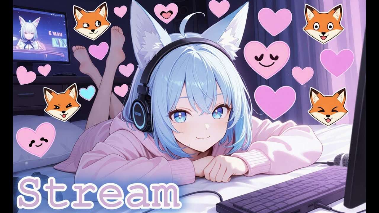 Что делаем? Сидим? Играем? #Ruvtuber #vtuber #Aoi_Hana #общение #genshinimpact #repo