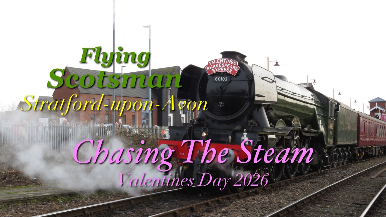 14th Feb 2026, Flying Scotsman on Valentines Day!