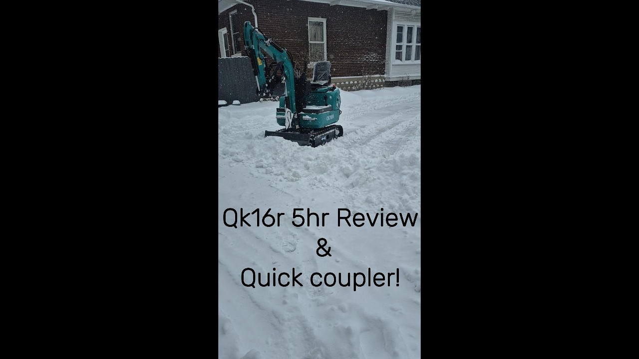 Chinese Qk16r 5hr review & Quick coupler