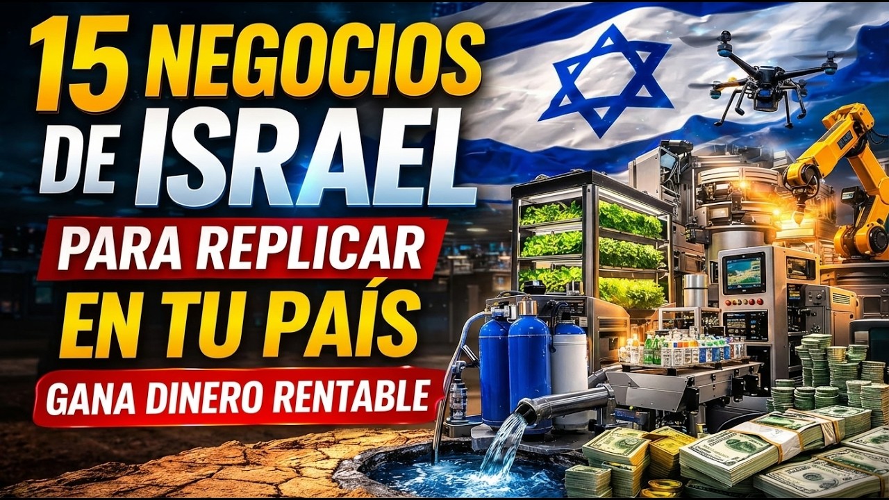 🚀 15 NEGOCIOS ISRAELÍES que están REVOLUCIONANDO el mundo (y puedes COPIARLOS) 🇮🇱