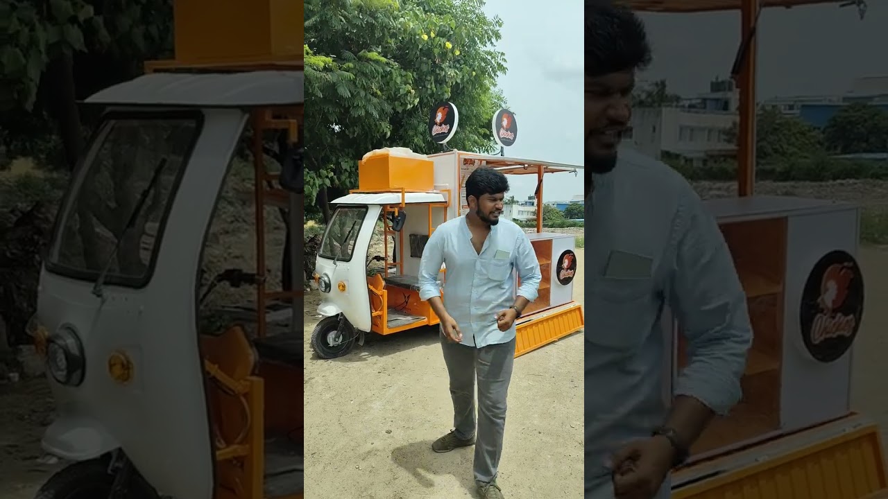 E Rickshaw Food cart From Vision Innovative Products #vlog #Kiosk #foodtruck #chennai