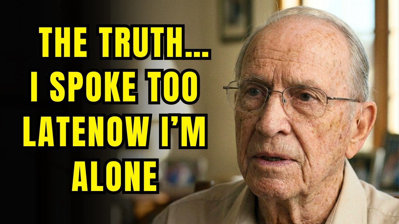 At 80... One Sentence I Said Destroyed My Family