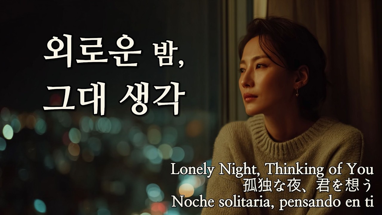 외로운 밤, 그대 생각(Lonely Night, Thinking of You / 孤独な夜、君を想う)Emotional Korean Ballad