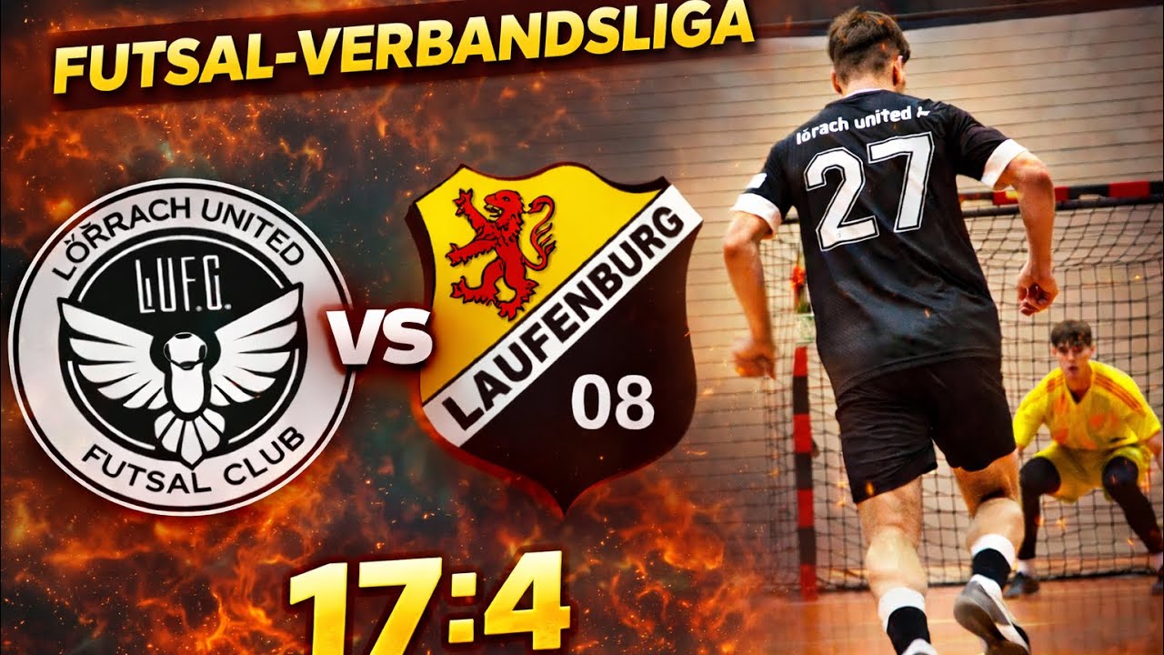 Futsal-Verbandsliga | 2. Spieltag 25/26 | Lörrach United FC vs. SV 08 Futsal Laufenburg