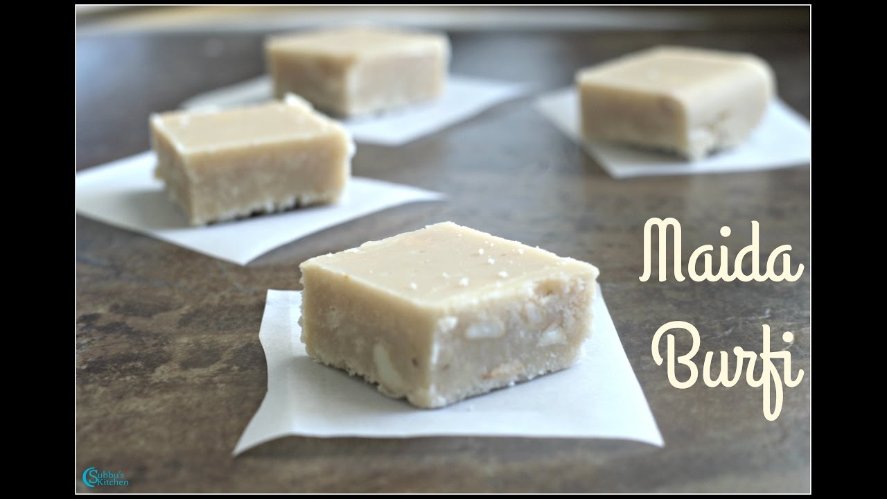 Maida Burfi | Easy Burfi Recipe | Diwali Sweets