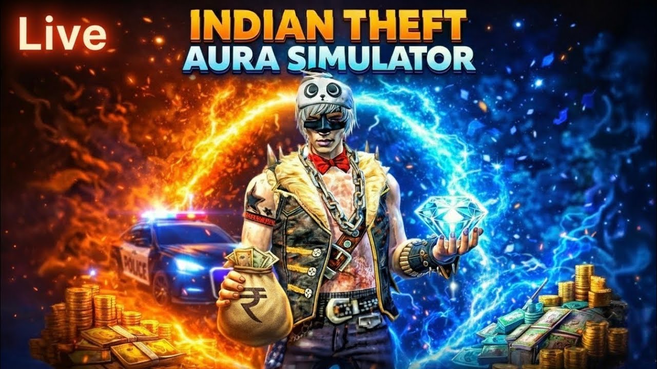 Indian Theft Aura Simulator LIVE 🔥 | Insane Loot & Diamond Power