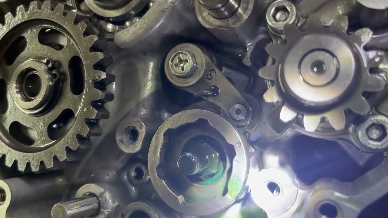 2013 Yamaha yz450f rebuild, setting up shift drum&segment for assembly 2023/2