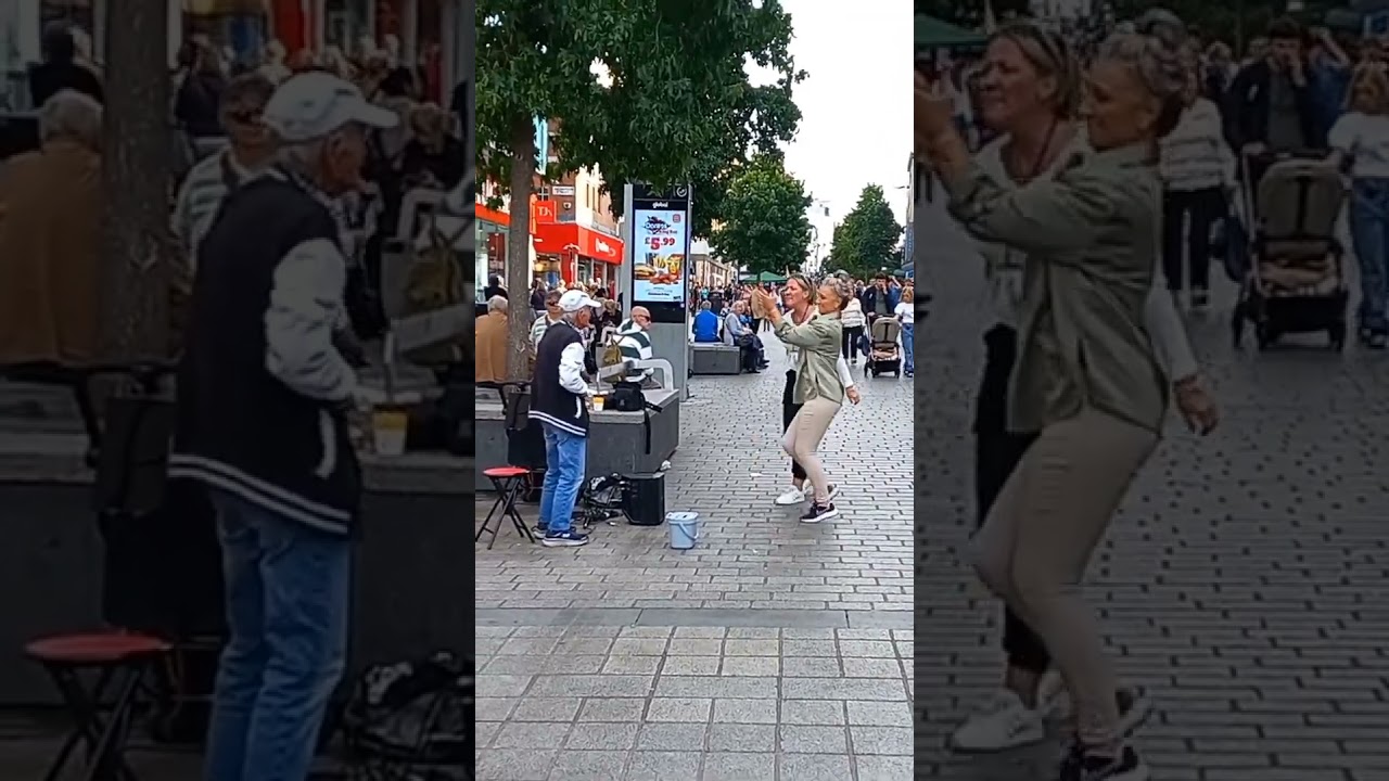 The Best 80 year old Liverpool Busker that I have ever seen
