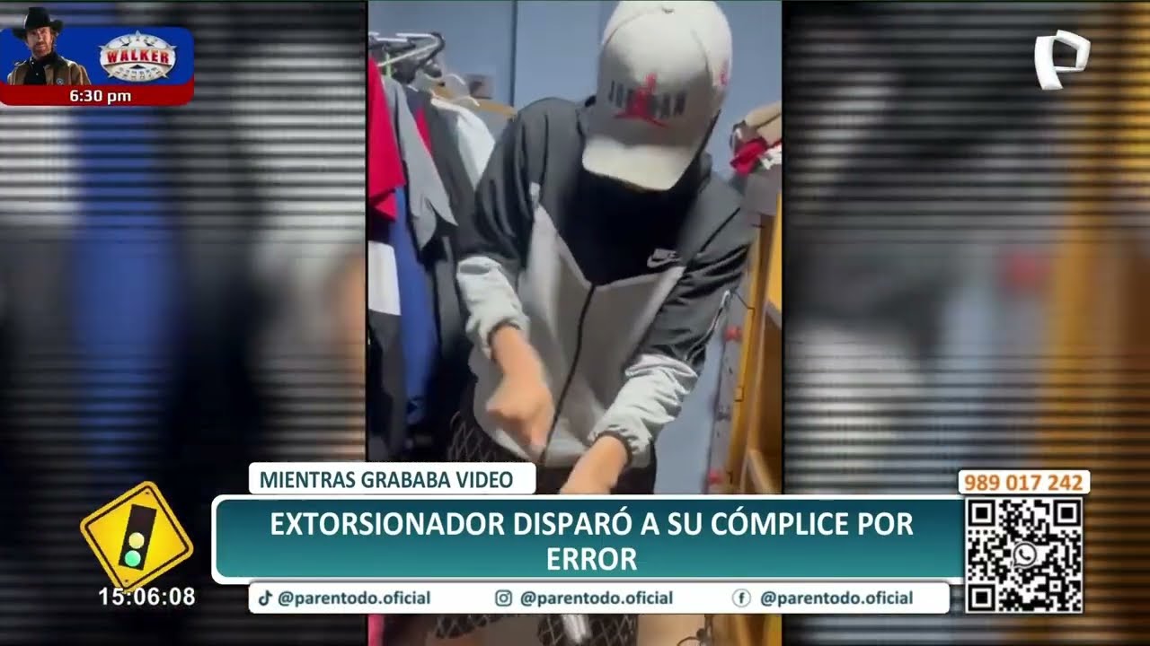 Extorsionador dispara a su c&oacute;mplice por error: 