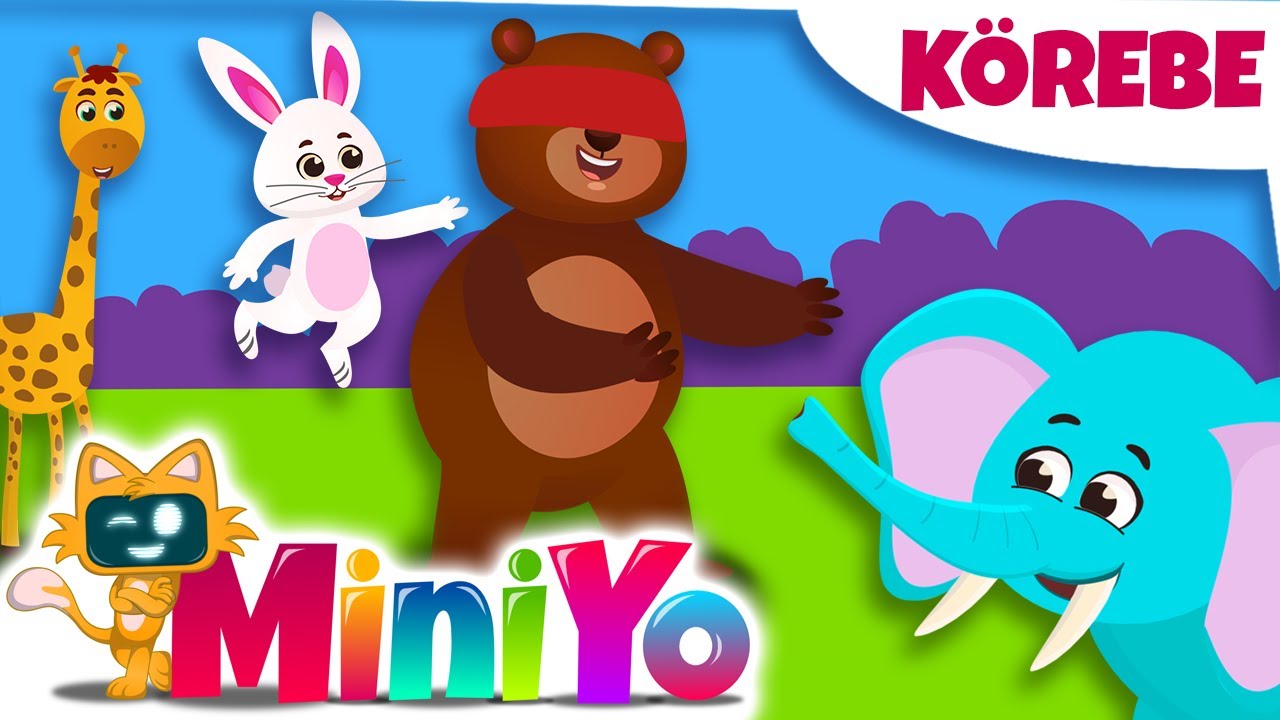 Küçük Tavşan ile Tombik Ayı Körebe Oynuyor | Eğlenceli Çocuk Oyunları