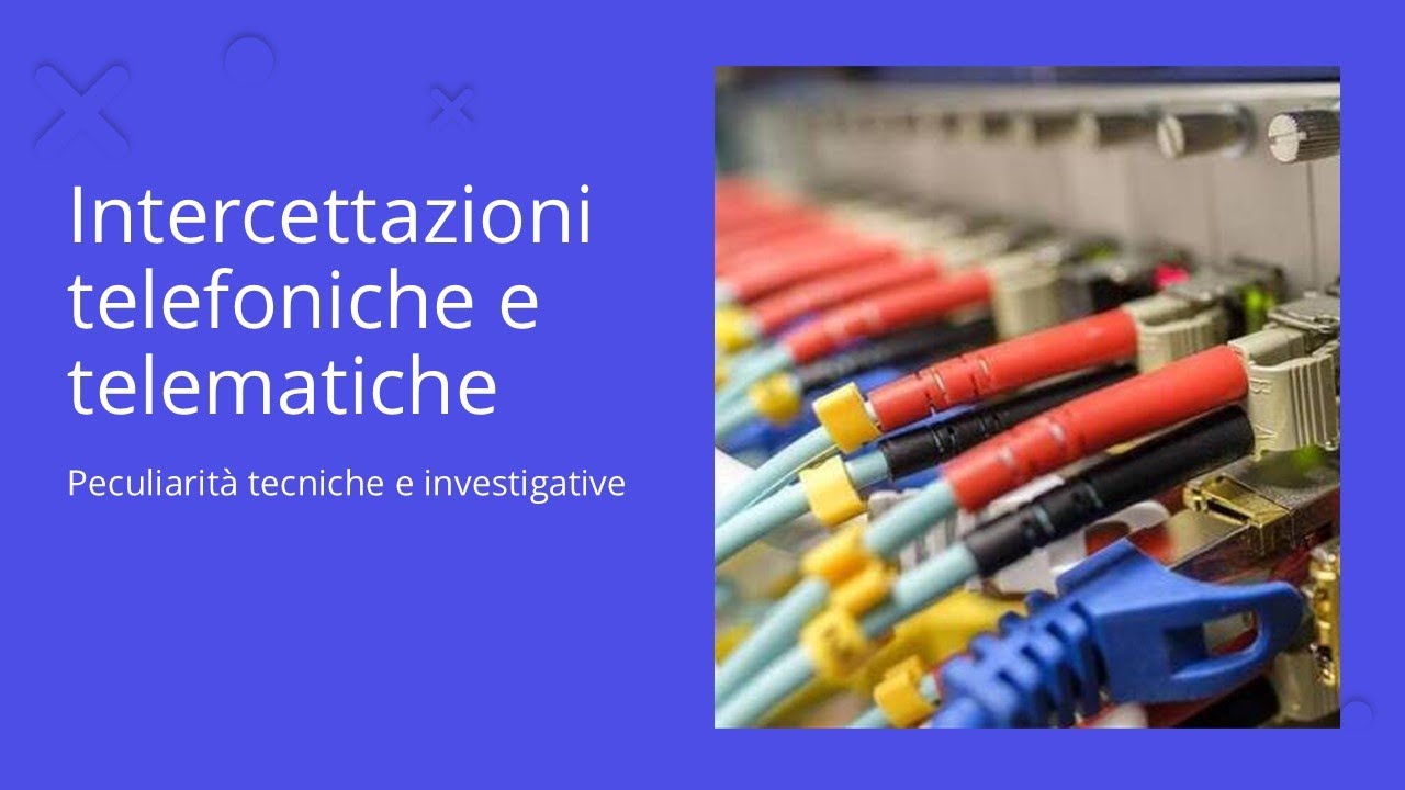 Vincenzo Calabro'  | Intercettazioni telefoniche e telematiche: peculiarit&agrave; tecniche e investigative