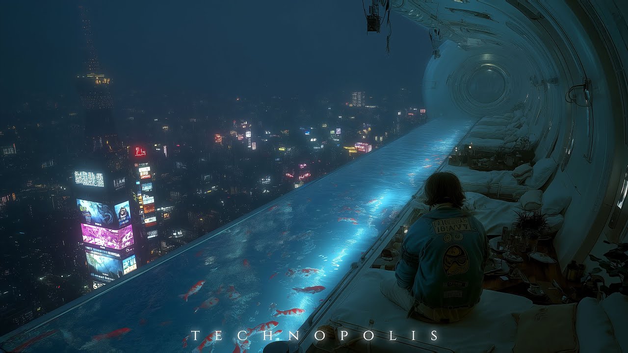 Technopolis ⧫ Deep Calm SciFi Soundscape ⧫ Ambient Cyberpunk Atmosphere for Supreme Relaxation