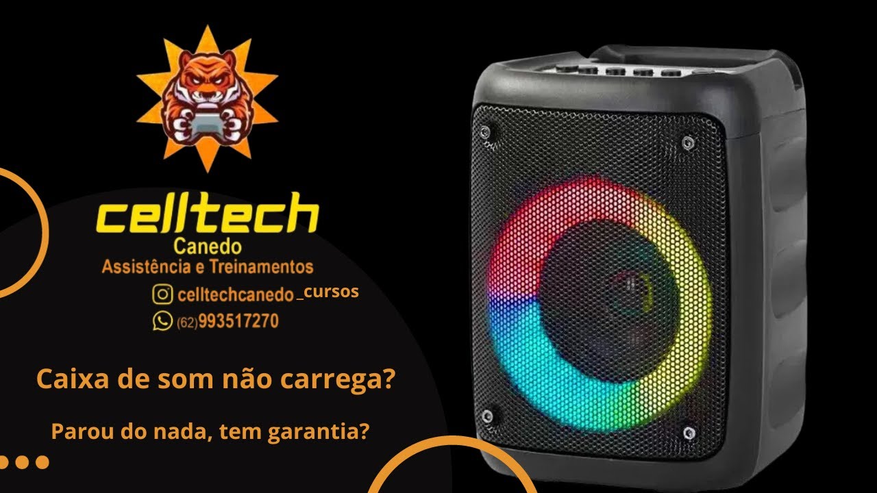 Caixa de som não carrega a 🔋...😱😱😱😭
