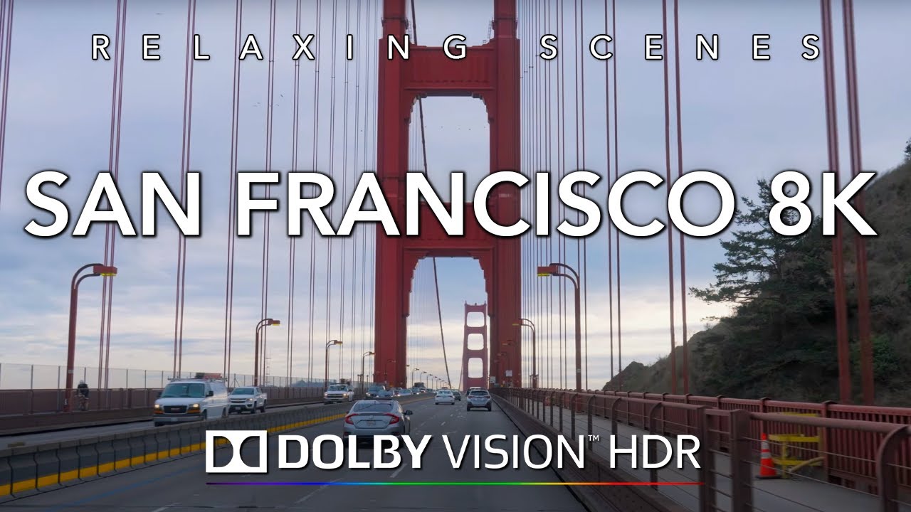 Driving San Francisco California 8K HDR Dolby Vision