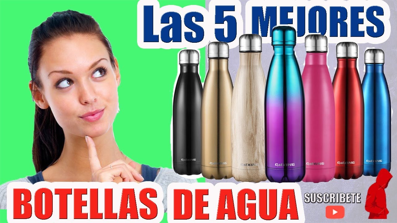 Las 5 ✅MEJORES BOTELLAS DE AGUA TENDENCIA ⭐2021 🥇 / IDEALES PARA CORRER / BICICLETA / ACAMPAR