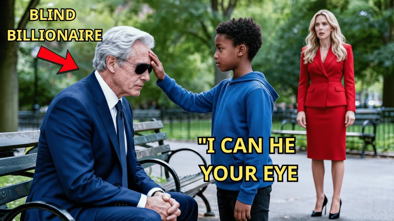 ‘I Can Heal Your Eyes!’ the Boy Said to the Billionaire, Then His Wife’s Secret Plan Was Revea