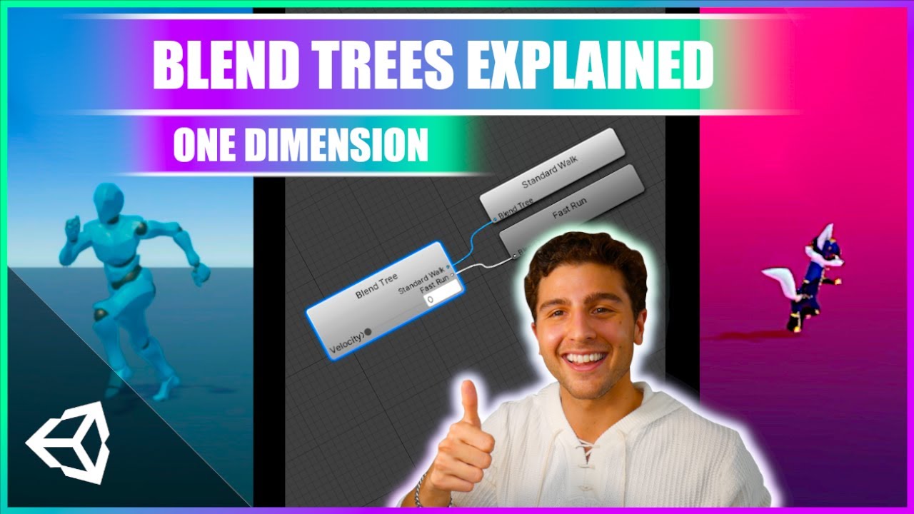 Как анимировать персонажей в Unity 3D | Blend Trees: объяснение: одномерный