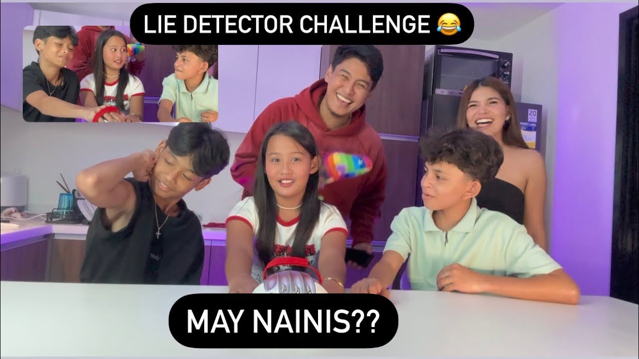 Lie Detector Challenge (May napikon) Swerab Wallad Chloe & Yeahbert ❤️