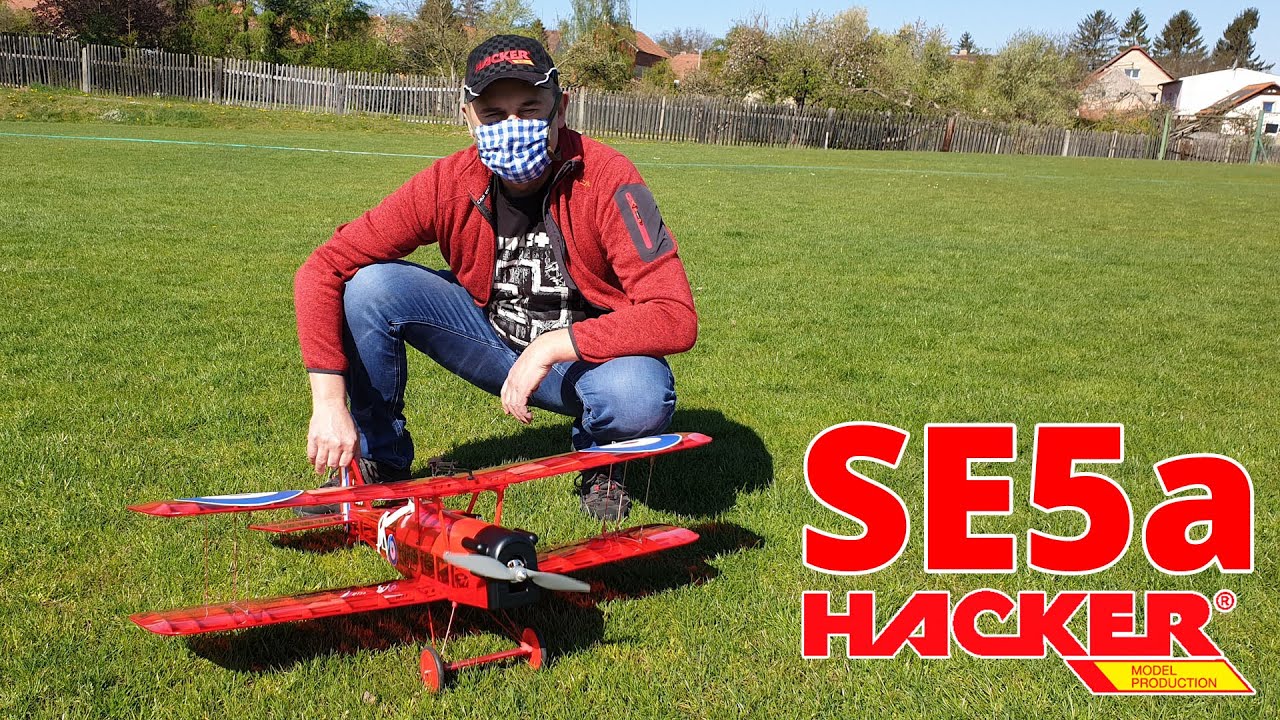 SE5a from Hacker Model Production - maiden flight.