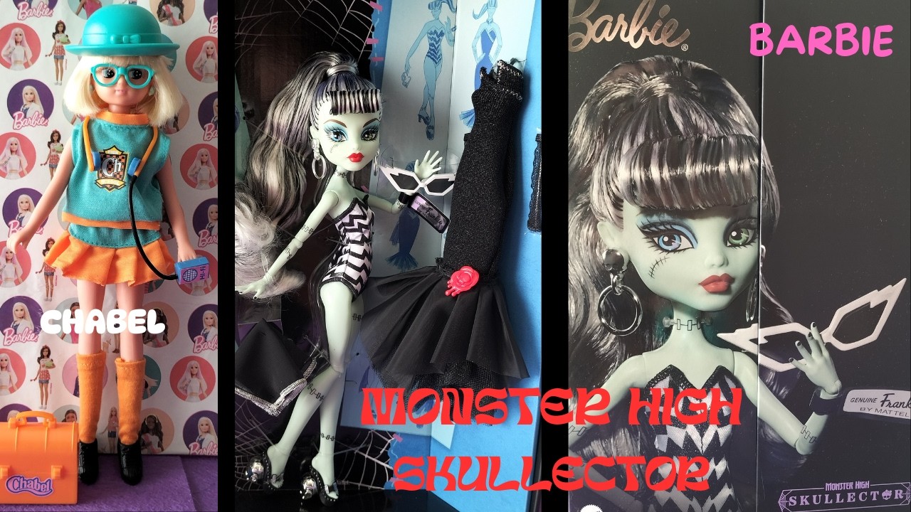 CHABEL/ BARBIE POR MONSTER HIGH SKULLECTOR