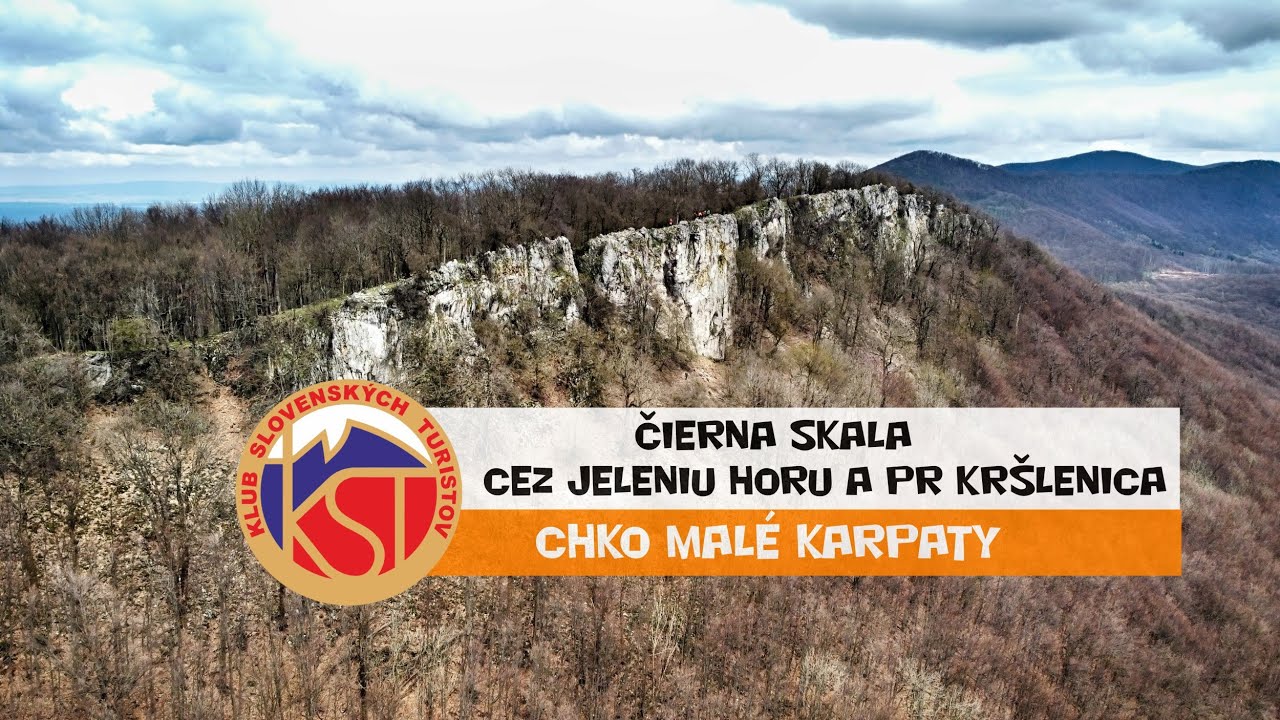 MALÉ KARPATY - Čierna skala cez Jeleniu horu a PR Kršlenica