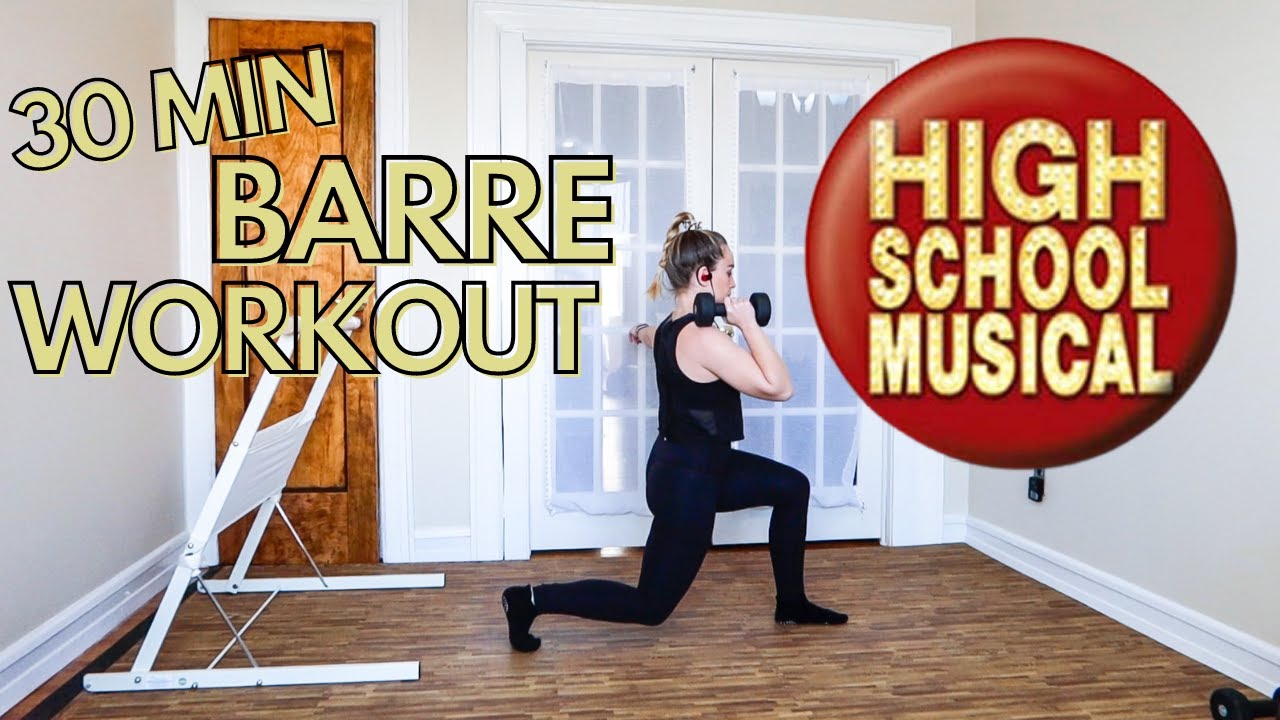 FUNCTIONAL BARRE WORKOUT | high school musical at home workout